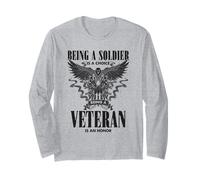 Essere una scelta soldato Essere un veterano è un onore Maglia a Manica