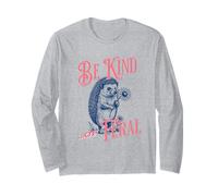 Essere Una Specie di Riccio Selvaggio Wildflower Vintage Vibe Donne Maglia a Manica