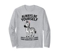 Essere Una Zebra Maglia a Manica
