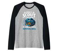 Essere Uno Scout, Non Un Hobby, Post abilità di Sopravvivenza apocalittica Maglia con Maniche Raglan