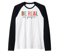 Essere Veri Non Perfetti cristiani Uomini e Donne cristiani cristiani Maglia con Maniche Raglan