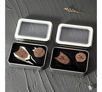 Esseur Set Personalizzato di Attrezzi per Riparare i Divot, Set di marcatori per Palline da Golf incisi per Uomo, Regalo per papà appassionato di Golf o testimone di Nozze (Style 1)