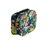 ESSEX - Borsa cosmetica da donna, pratica e portatile, con cerniera, ideale per i viaggi, facile da pulire - Energy Vibes, blu, dimensioni 22,5 cm x 8 cm x 17,5 cm, Blu (Energy Vibes), Trousse per