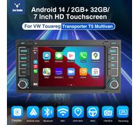 ESSGOO Android 14 Carplay Autoradio Per Volkswagen VW Touareg Transporter T5 Multivan Autoradio Lettore Multimediale GPS WiFi RDS