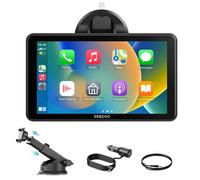 ESSGOO Autoradio 7 pollici Wireless CarPlay Android Auto Lettore multimediale stereo per auto portatile FM BT WiFi AUX Schermo USB