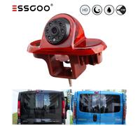 ESSGOO Telecamera di retromarcia per retromarcia Visione notturna 3a luce freno per Renault Trafic MK2/Vauxhall/Opel Vivaro A X83
