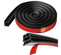 Esshogo 1 pezzi 10 m Paraspifferi Finestre, Guarnizione in gomma autoadesiva, Guarnizione Portiera Auto, Insonorizzazione Auto, Guarnizione Porta Auto Gomma Adesiva, Guarnizione Universale Per Porta A