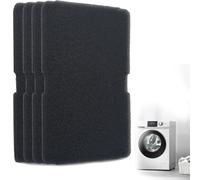 Esshogo 4 Pezzi Filtri per Asciugatrice, Filtro per Scambiatore 240x155x11mm, Filtro in Spugna Riutilizzabili, Per asciugatrice a condensazione e a pompa di calore
