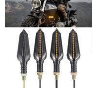 Esshogo 4 pezzi Indicatori di Direzione Frecce Moto, LED Luci di Segnalazione Luci, freccia moto, Led indicatore moto,Frecce monopattino elettrico