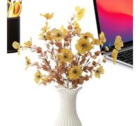 Essiccata, bouquet di s secchi, decorazione artificiale realistica, per giardino, balcone, matrimonio, festa, portico, ingresso fotografia