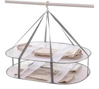 Essiccatore A Maglia Pieghevole Appendente: Maglione Di Asciugatura Rete A 3 Livelli | Setter Di Grandi Dimensioni Asciugacapelli Appeso | Posizionare Appendino Biancheria Da Letto A Maglia Piatta A