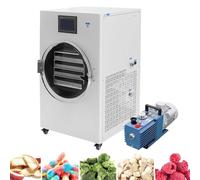 Essiccatore a vuoto, 2000 W 6 L Macchina per liofilizzatore scientifico con pompa a vuoto rotativa a palette per l'essiccazione domestica e commerciale di verdure, frutta e carne
