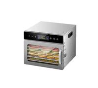 Essiccatore Alimentare 6-18 Ripiani, 400/800w, Display Lcd, Temperatura 30-90°c, Timer Digitale 24h, Circolazione Aria 360°, Essiccazione Uniforme per Frutta, Carne, Verdura Ed Erbe(6 floors)