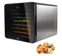 Essiccatore Alimentare Basso Consumo, 8 Vassoi in Acciaio SUS 304, 600W