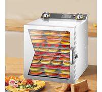 Essiccatore Alimentare Commerciale, Per Frutta Di Grandi Dimensioni, Adatto Per, Per Carne Da 800 Watt Per Secca, Funghi, Manzo, Erbe Aromatiche(12Layer)