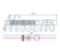 Asciugatrice, condizionatore d'aria NISSENS 95457