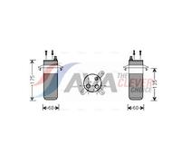 Essiccatore, Climatizzatore AVA COOLING RTD446 per TWINGO I (C06_) 1.2 2001-2007