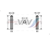 Essiccatore, climatizzatore AVA COOLING SUD089 per FORESTER (SG_, S11SG) 2 2005-