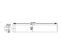 Essiccatore, climatizzatore MAHLE AD 62 000S per MICRA III (K12) 1.5 2003-2010
