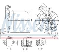 NISSENS 95196 Essiccatore, Climatizzatore per BMW