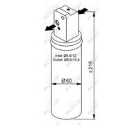 Essiccatore, Climatizzatore per SAAB 9-5
