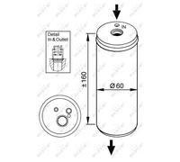 Essiccatore, Climatizzatore per SEAT VW BORA GOLF LEON TOLEDO