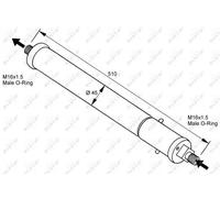 NRF Essiccatore climatizzatore 33100 Acciaio per JAGUAR XJ