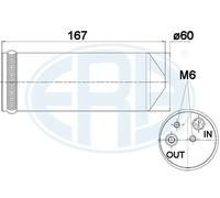 Essiccatore climatizzazione 668017 ERA per RENAULT SCÉNIC I MPV / Space wagon