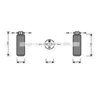 Essiccatore climatizzazione Acciaio UVD027 AVA QUALITY COOLING