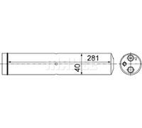 Mahle Original Essiccatore climatizzatore AD 102 000S per Land Rover Range Rover Sport I