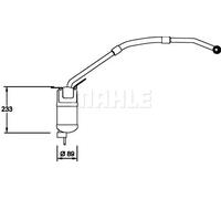 MAHLE ORIGINAL Essiccatore climatizzatore