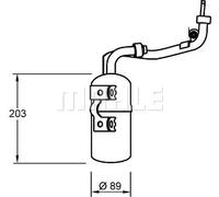 MAHLE AD 277 000S Essiccatore climatizzatore