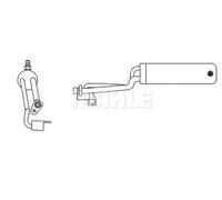 MAHLE ORIGINAL AD 69 000S Essiccatore climatizzatore