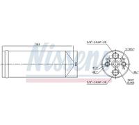 Asciugatrice, condizionatore d'aria NISSENS 95523