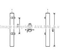 Essiccatore climatizzazione Alluminio MSD600 AVA QUALITY COOLING