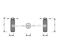 Essiccatore Aria Condizionata Essiccatore per Porsche 944 Cabriolet 911 964