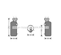 Essiccatore climatizzazione Alluminio RTD330 AVA QUALITY COOLING per RENAULT