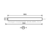 Essiccatore climatizzazione Alluminio MSD663 AVA QUALITY COOLING