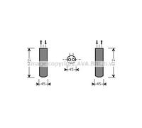 Essiccatore, Climatizzatore AVA COOLING MZD185 per MAZDA 3 (BK) 1.6 2003-2009