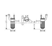 PRASCO / AVA Quality Cooling Essiccatore climatizzatore RTD428 Alluminio per Renault