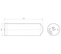 Essiccatore climatizzazione Alluminio TOD797 AVA QUALITY COOLING per MITSUBISHI