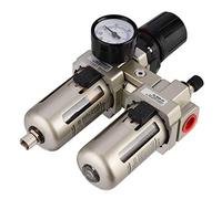 Essiccatore D'aria per Compressore 3/8,1Pc Ac3010-03 Lega di Alluminio Regolatore di Pressione Dell'aria Compressa Trappola per l'umidità Filtro per L'acqua 3/8