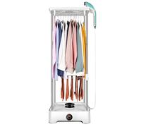 Essiccatore di abiti elettrici multifunzionale, aibiti di vestiti riscaldati, ferro verticale pieghevole, per casa, appartamento, lavanderia e dormitorio