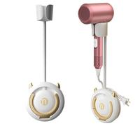 Essiccatore di manodopera | Supporto Fissaggio a Parete con Gancio Cavo | Soluzione di organizzatore di stoccaggio Versatile a 360 ° con Giradischi e Gancio per Cavo - Accessori per Il Bagno