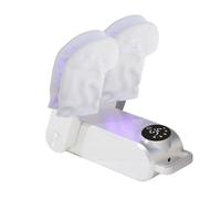 Essiccatore di stivali da lavoro, deodorante e riscaldante, multifunzione, elettrico, per stivali, asciugatura a umido, asciutto per scarpe piatte, sneaker, guanti, calze, cappelli, Morning White, Se