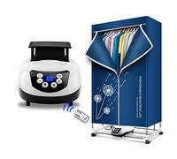 Essiccatore di vestiti, Stendibiancheria elettrico per interni, Stendibiancheria riscaldata a più velocità ad asciugatura rapida per vestiti, Stendibiancheria elettrica portatile a 2/3 livelli