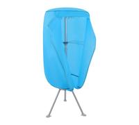 Essiccatore Elettrico Lavanderia, Supporto Mobile con Riscaldamento e Ventola, Armadio Pieghevole come Dispositivo da 1000 W, 10 kg di Capacità e Timer da 180 min per Casa (Blu)