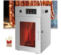 Essiccatore per Alimenti, 800w Essicatore Alimenti Professionale Con 14 Ganci, Camera Di Stagionatura Della Carne in Acciaio Inossidabile, Temperatura Regolabile Da 30 a 90 ℃