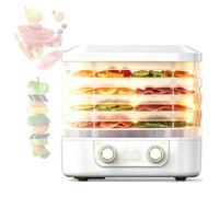 Essiccatore Per Alimenti Compatto Per Uso Domestico, Con 5 Vassoi Senza Bpa E Controllo Touch Intelligente, Ideale Per Liofilizzare Carne Essiccata, Erbe Aromatiche, Frutta E Verdura.