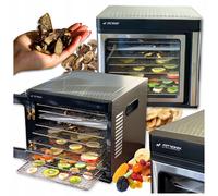 Essiccatore per alimenti, funghi, frutta, verdura, erbe aromatiche, timer LCD, a